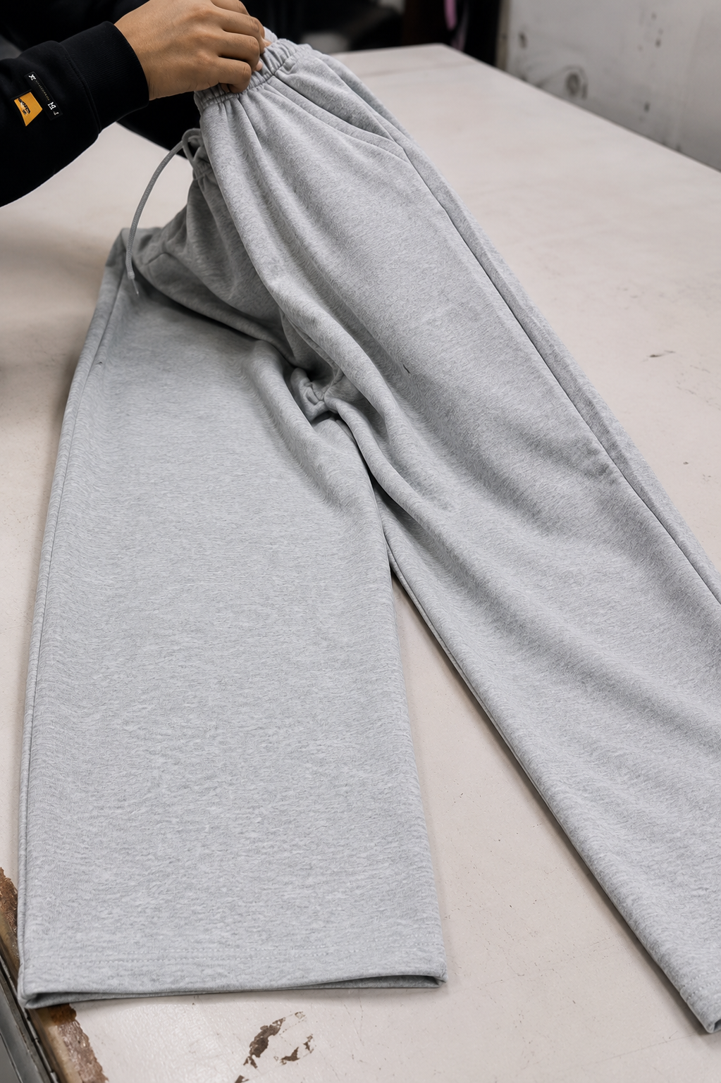 Women’s High-Waist Wide-Leg Casual Jogger Pants – Grey